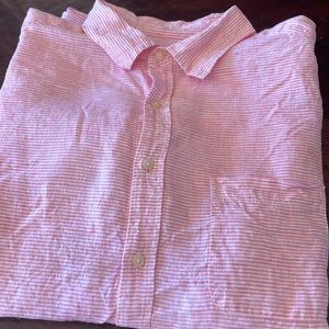 Men’s very nice vineyard vines short sleeve button up